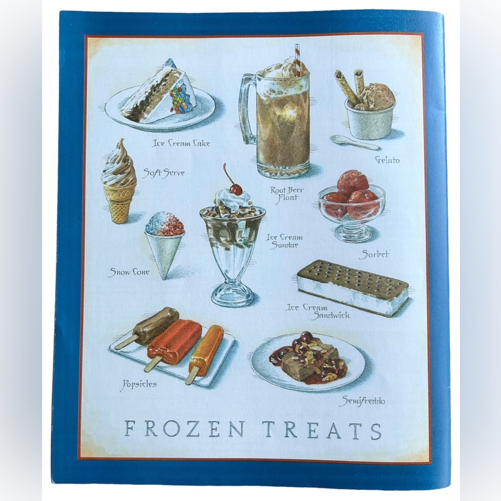 Cooks Illustrated Back Cover Only Kitchen Art by John Burgoyne Frozen Treats